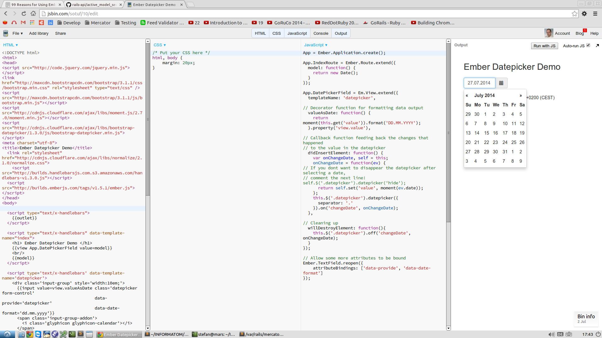 JSBIN Demo